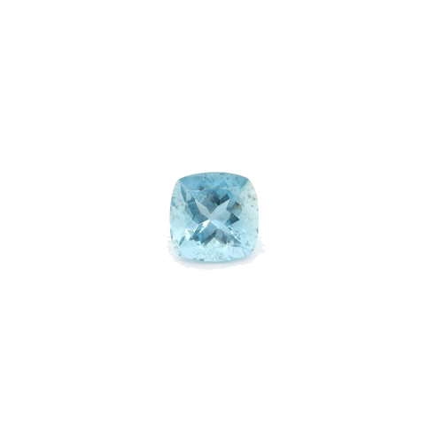 0.51 carat BLUE Cushion Aquamarine (1)