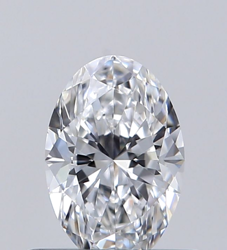 0.5 carat D-VVS2 Natūralus Oval Deimantas (1)