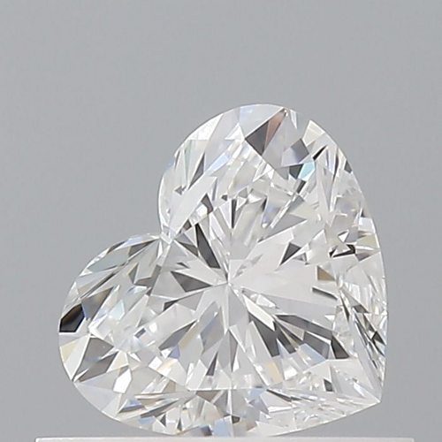 0.53 carat E-VVS2 Natūralus Heart Deimantas (1)