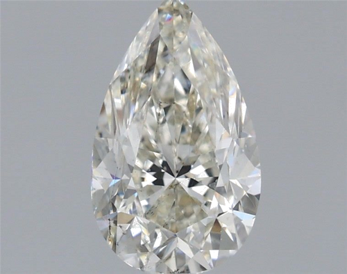 0.9 carat I-SI1 Natūralus Pear Deimantas (1)