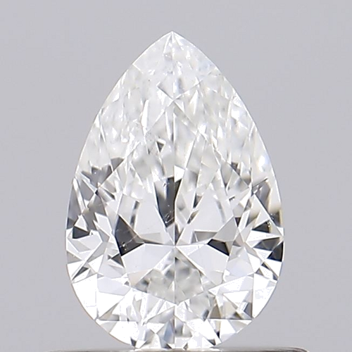 0.53 carat F-SI2 Natūralus Pear Deimantas (1)