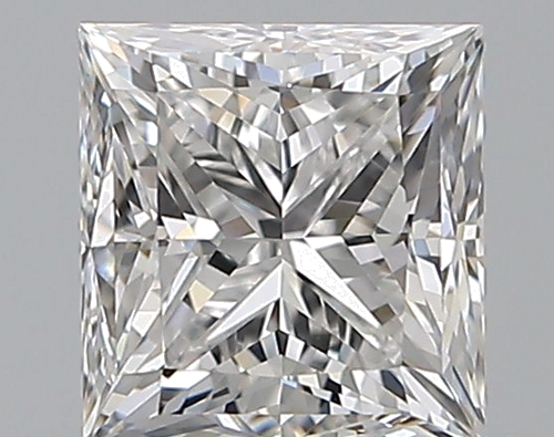 0.7 carat E-VVS2 Natūralus Princess Deimantas (1)