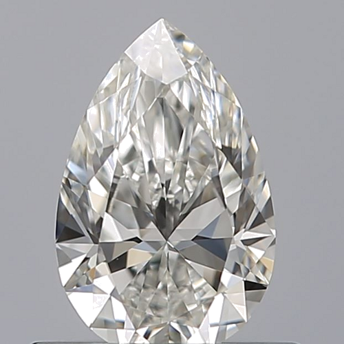 0.51 carat G-VVS1 Natūralus Pear Deimantas (1)