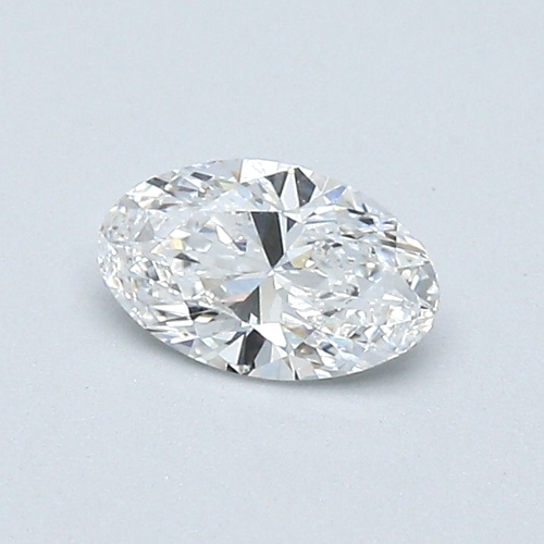 0.4 carat E-VS1 Natūralus Oval Deimantas (1)