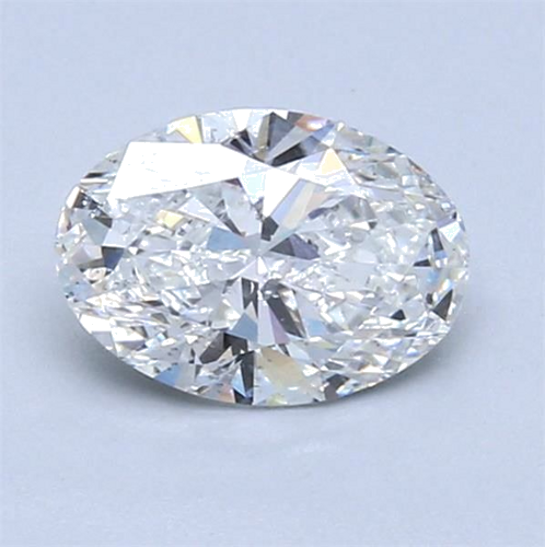 1.03 carat G-SI2 Natūralus Oval Deimantas (1)