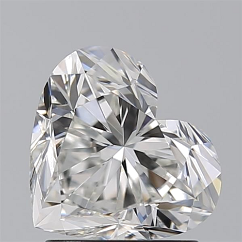 1.7 carat G-VVS2 Natūralus Heart Deimantas (1)