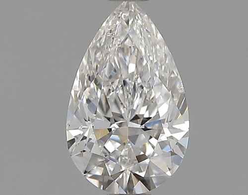 0.5 carat F-SI1 Natūralus Pear Deimantas (1)