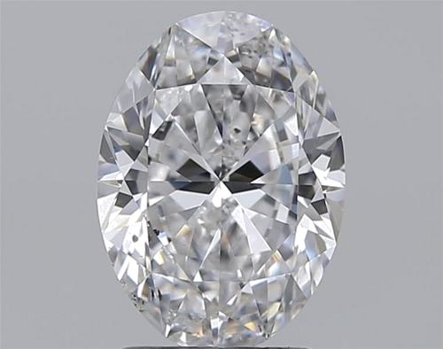 2.0 carat D-SI1 Natūralus Oval Deimantas (1)