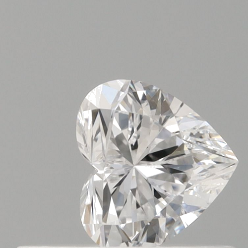 0.33 carat D-VVS1 Natūralus Heart Deimantas (1)