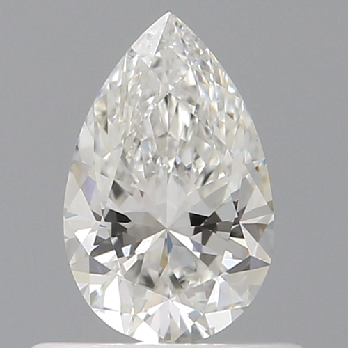 0.5 carat G-VVS2 Natūralus Pear Deimantas (1)