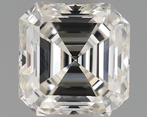 0.45 carat I-VVS2 Natūralus Asscher Deimantas (1)