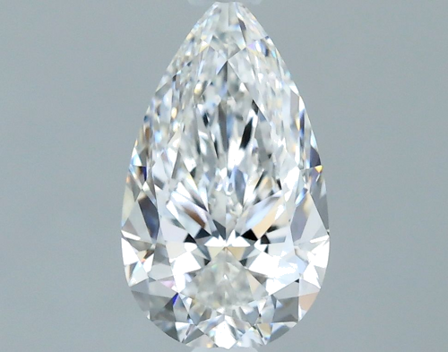 0.71 carat E-IF Natūralus Pear Deimantas (1)