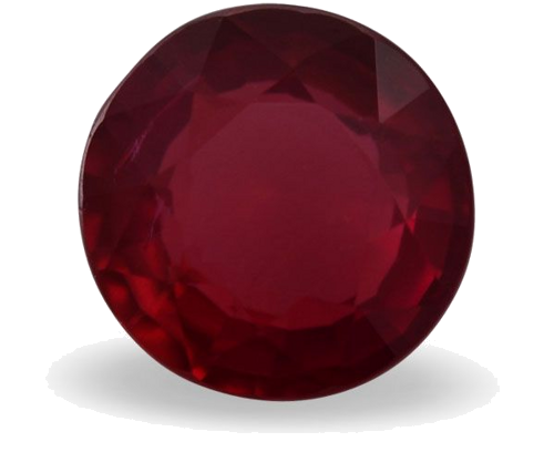 0.68 carat RED Round Rubinas (1)