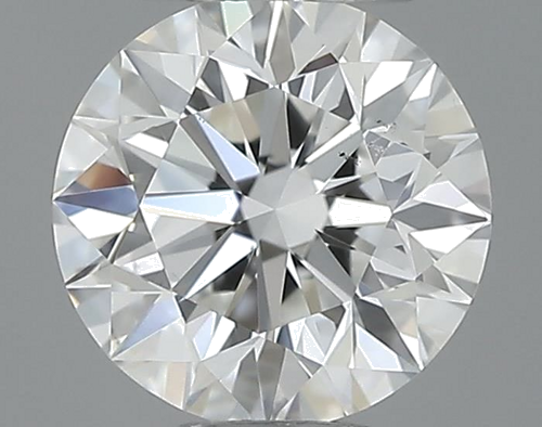 0.57 carat F-SI1 Excellent cut Natūralus Round Deimantas (1)