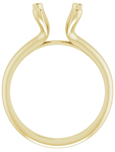 Sužadėtuvių Žiedas „Solitaire“ 14k yellow gold Cushion 9mm (2)