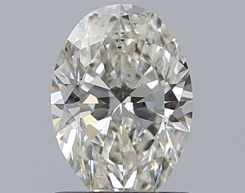 0.9 carat I-SI1 Natūralus Oval Deimantas (1)