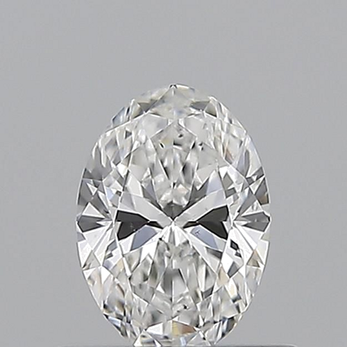 0.54 carat E-SI1 Natūralus Oval Deimantas (1)