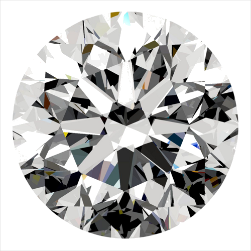 0.4 carat G-SI1 GD cut Natūralus Round Deimantas (1)