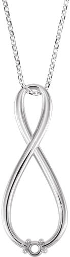 Pakabukas „Family Infinity-Inspired“ 925 Sidabro Round 3mm (1)