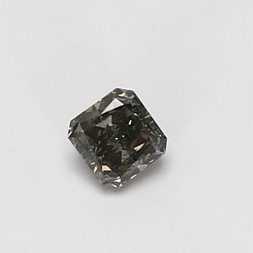 0.28 carat Fancy Dark Gray-SI2 Natūralus Radiant Deimantas (1)