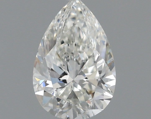 0.52 carat H-VVS2 Natūralus Pear Deimantas (1)