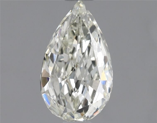 0.52 carat K-VVS1 Natūralus Pear Deimantas (1)