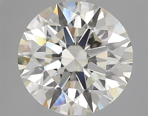 3.01 carat K-VVS2 Excellent cut Natūralus Round Deimantas (1)