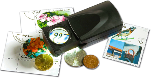 Выдвижная лупа со светодиодом 20x (1)