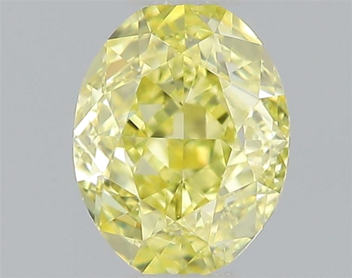 0.39 carat Fancy Intense Yellow-VVS1 Natūralus Oval Deimantas (1)