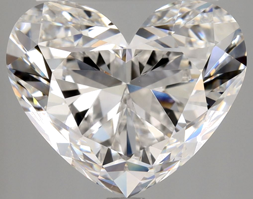5.01 carat F-VS2 Natūralus Heart Deimantas (1)