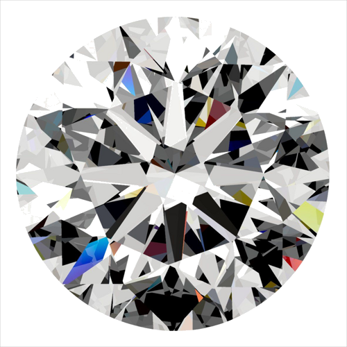 0.3 carat H-VVS2 Very Good cut Natūralus Round Deimantas (1)
