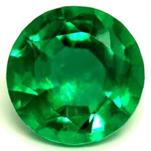 0.48 carat GREEN Round Smaragdas (1)