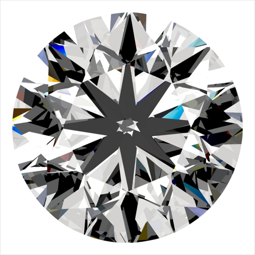 0.4 carat H-VS1 Very Good cut Natūralus Round Deimantas (1)