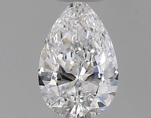 0.25 carat D-VVS2 Natūralus Pear Deimantas (1)
