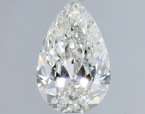 1.0 carat H-VVS2 Natūralus Pear Deimantas (1)
