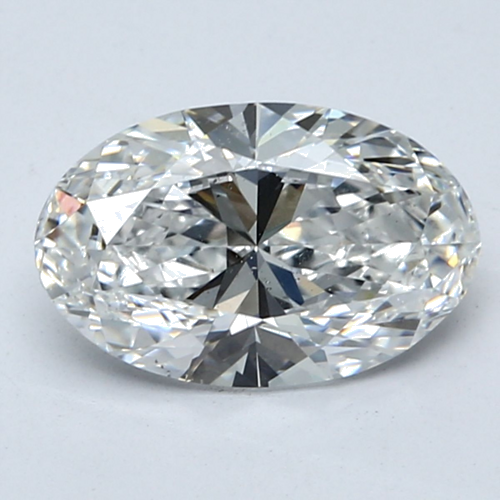 2.02 carat D-SI1 Natūralus Oval Deimantas (1)