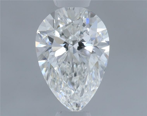 0.44 carat F-SI1 Natūralus Pear Deimantas (1)