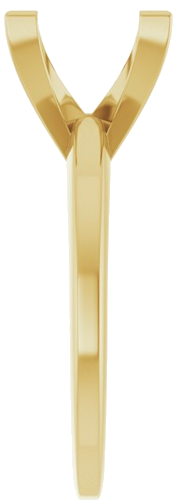 Sužadėtuvių Žiedas 14k yellow gold Square 8mm (4)
