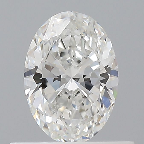 0.51 carat F-SI1 Natūralus Oval Deimantas (1)