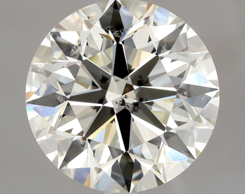 4.2 carat K-SI2 Excellent cut Natūralus Round Deimantas (1)