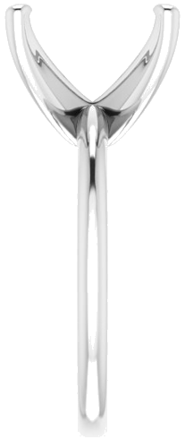 Sužadėtuvių Žiedas „Solitaire“ 585 Baltojo Aukso Oval 14mm x 10mm (4)