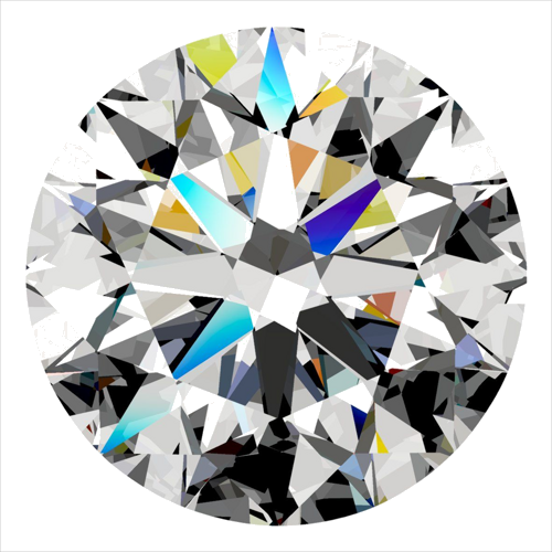 0.38 carat D-SI1 Excellent cut Natūralus Round Deimantas (1)