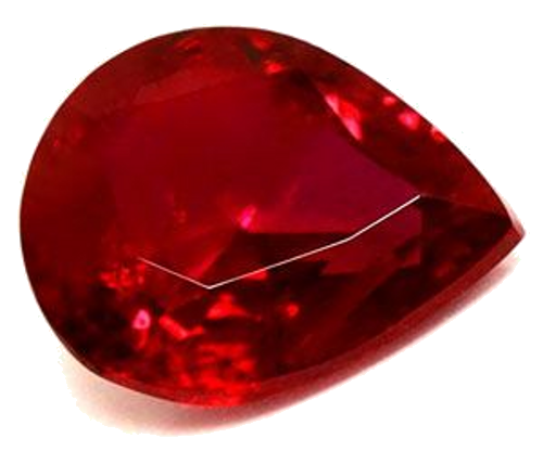 0.56 carat RED Pear Rubinas (1)