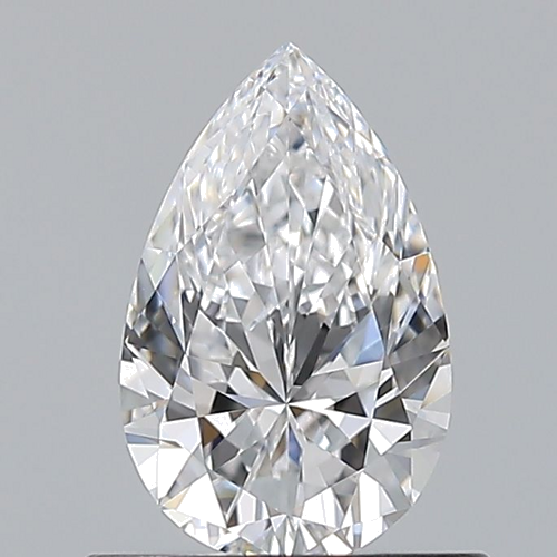 0.63 carat D-VVS1 Natūralus Pear Deimantas (1)