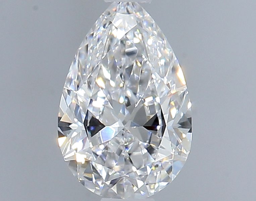0.5 carat D-IF Natūralus Pear Deimantas (1)