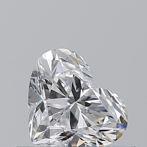 0.5 carat D-SI1 Natūralus Heart Deimantas (1)