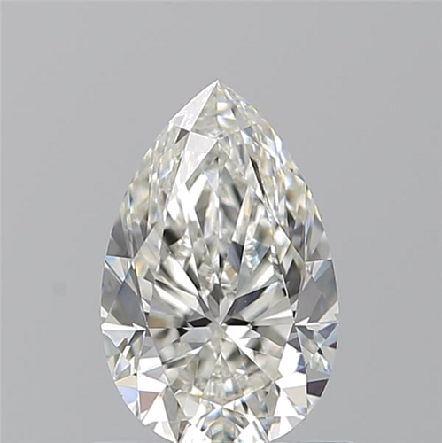 0.9 carat I-VS2 Natūralus Pear Deimantas (1)