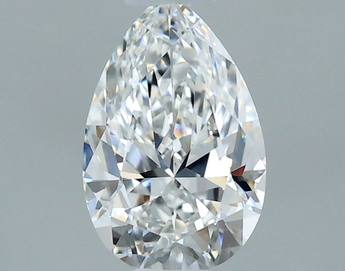 0.4 carat E-VVS2 Natūralus Pear Deimantas (1)