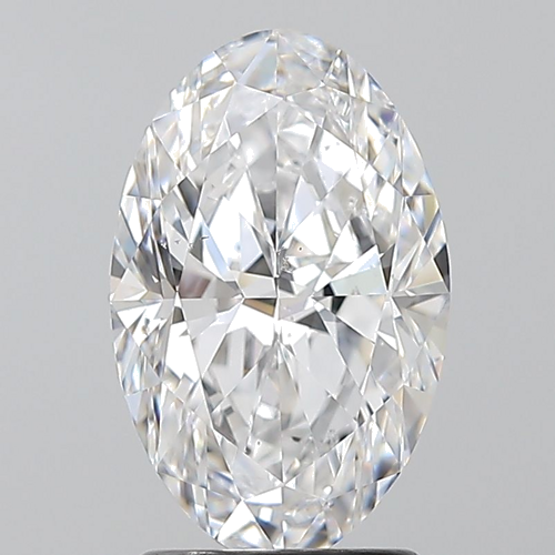 2.01 carat D-SI1 Natūralus Oval Deimantas (1)