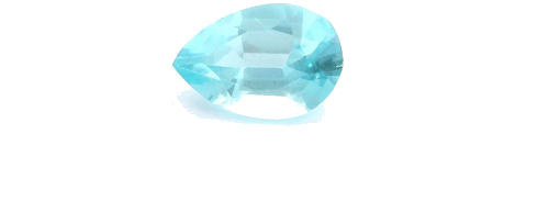 0.46 carat BLUE Pear Apatite (1)